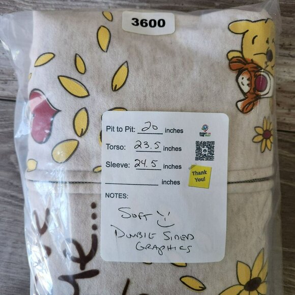 Disney Winnie The Pooh Hoodie Love Me Love Me Not Zip Cream Sweatshirt valentine - Picture 10 of 16